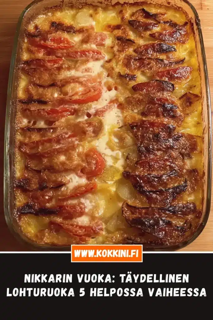 Nikkarin vuoka: Täydellinen lohturuoka 5 helpossa vaiheessa