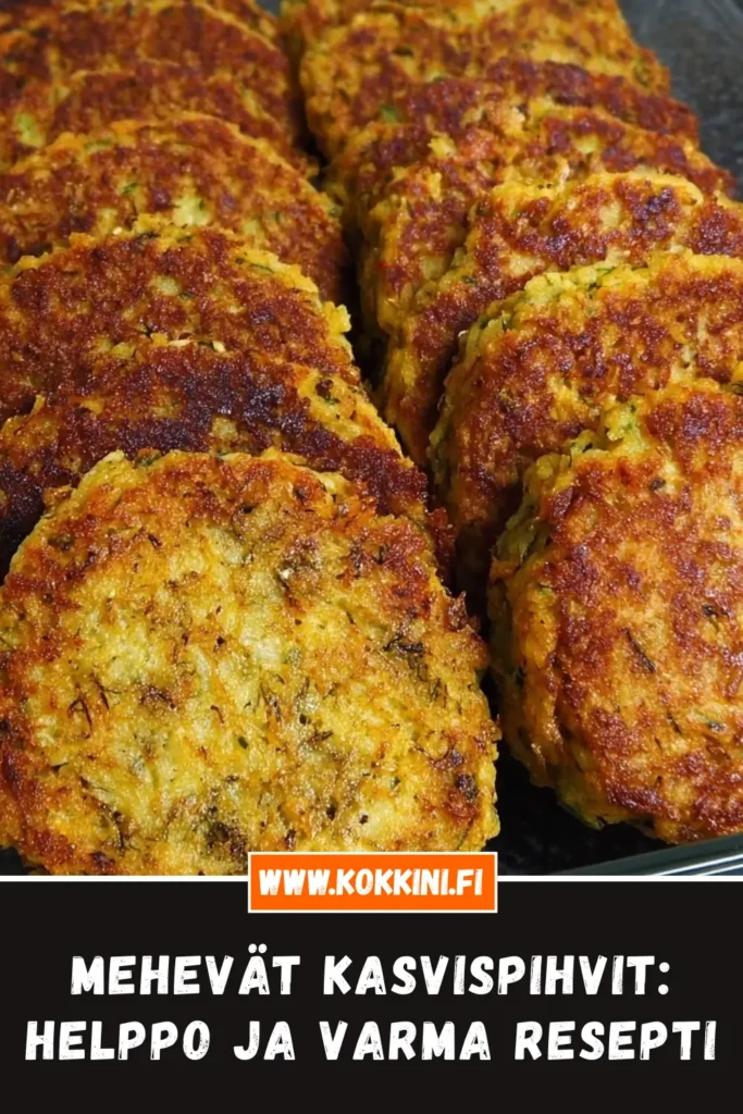 Mehevät kasvispihvit: Helppo ja varma resepti