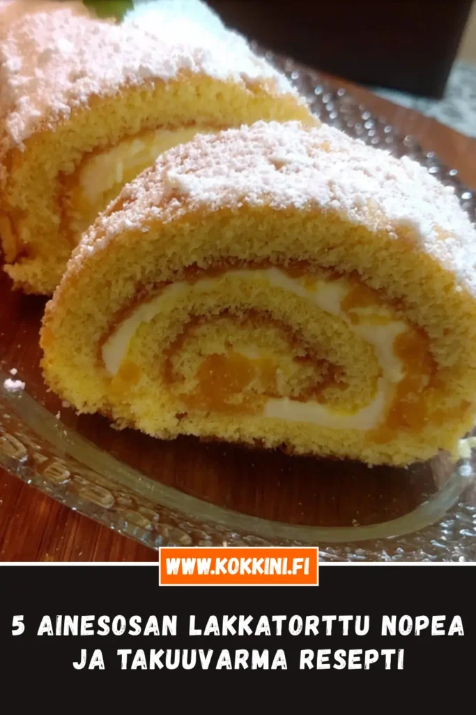 5 ainesosan lakkatorttu | Nopea ja takuuvarma resepti