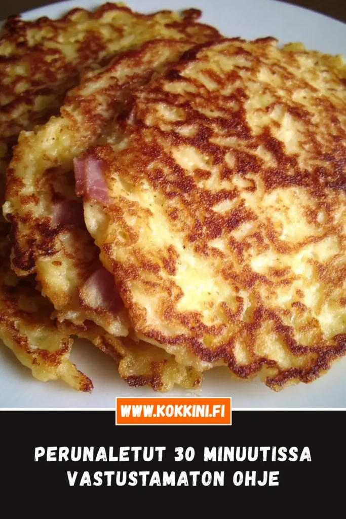 Perunaletut 30 minuutissa – Vastustamaton ohje