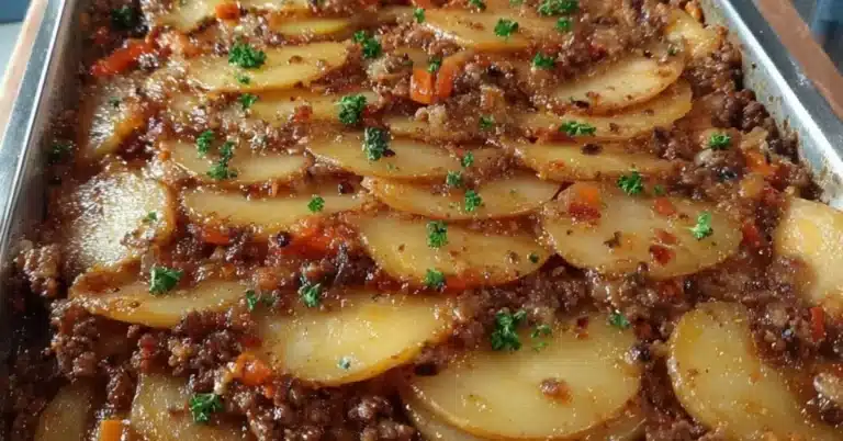 Kermainen jauheliha-perunalaatikko: Helppo arkiruokien klassikko