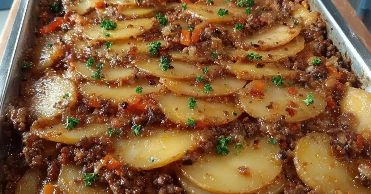 Kermainen jauheliha-perunalaatikko: Helppo arkiruokien klassikko