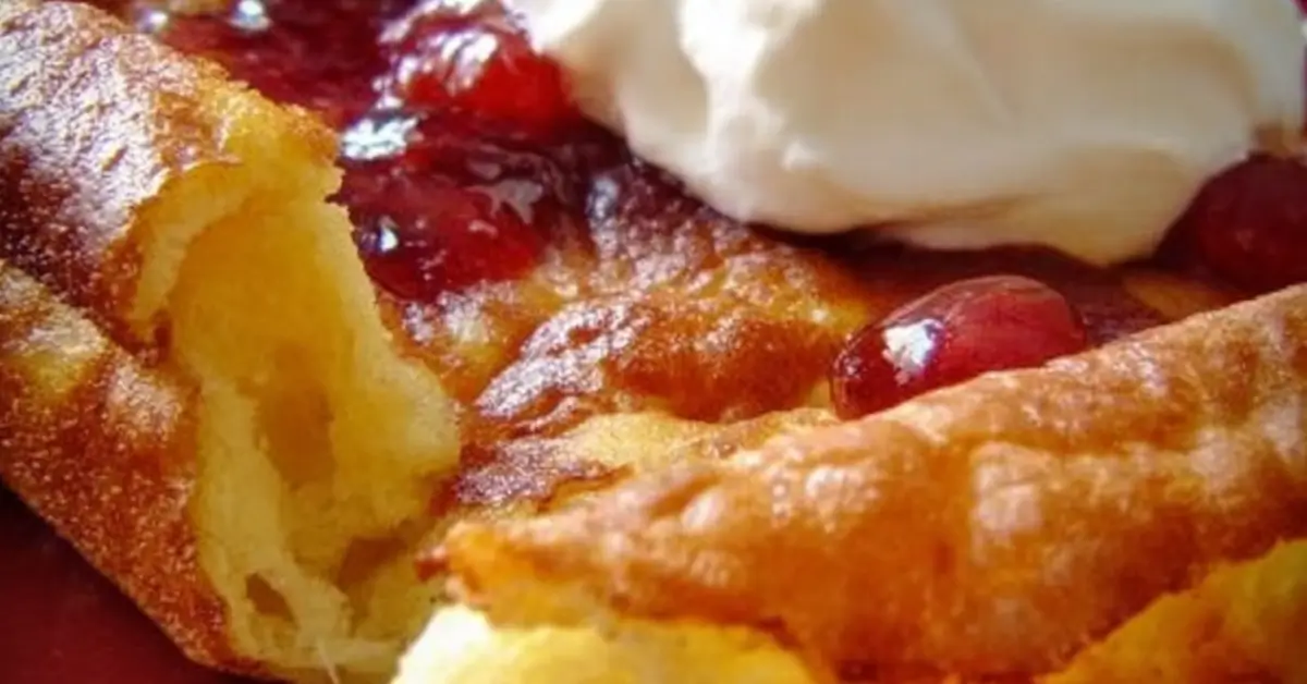 Täydellisen kuohkea pellillinen pannukakku | Helppo ohje