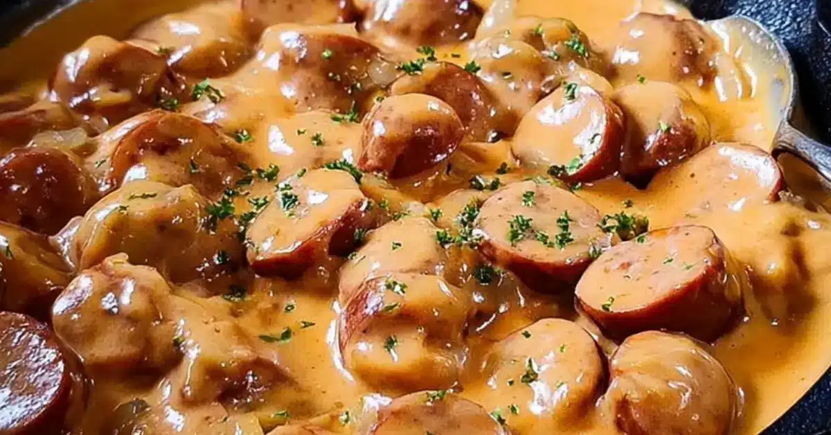 Perinteinen nakkikastike: Helppo ja nopea ohje