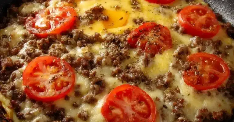 Jauhelihamunakas pizza: Täydellinen keto-ateria