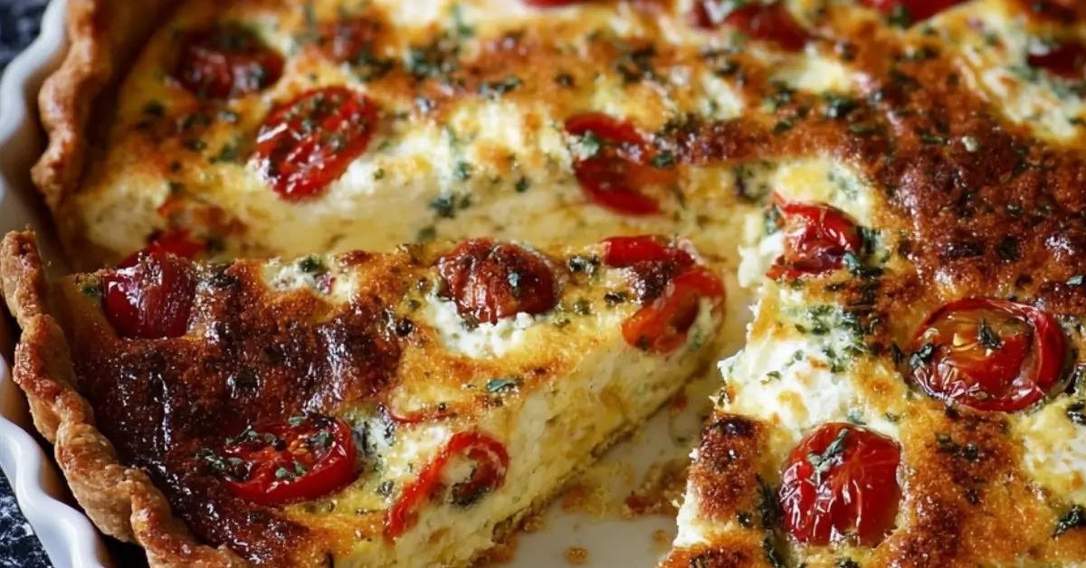 Kevyt feta-kasvispiirakka: Valmis alle 45 minuutissa