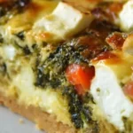 Mehevä feta-kasvispiirakka, joka onnistuu aina