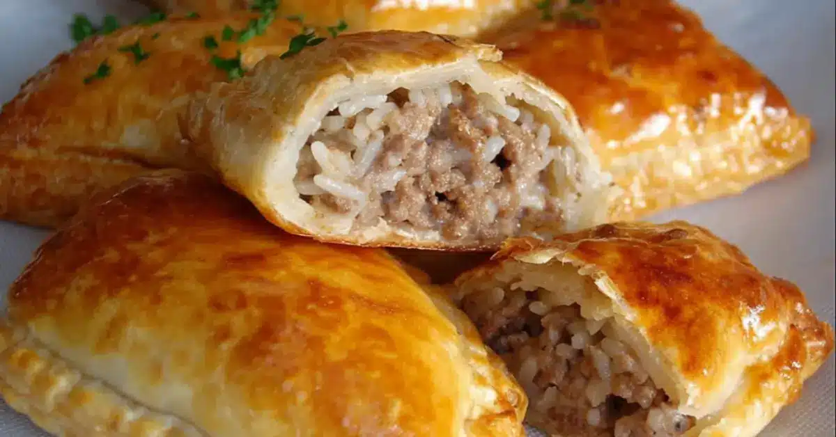 Liha-riisi pasteijat 5 helpossa vaiheessa