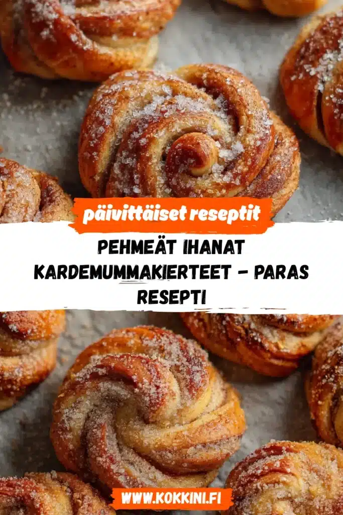 Ihanat Kardemummakierteet: Vain 5 helppoa vaihetta