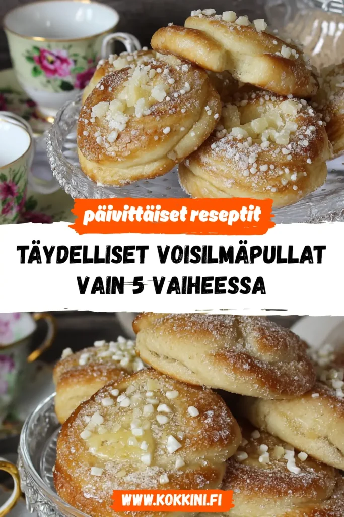 Täydelliset voisilmäpullat vain 5 vaiheessa