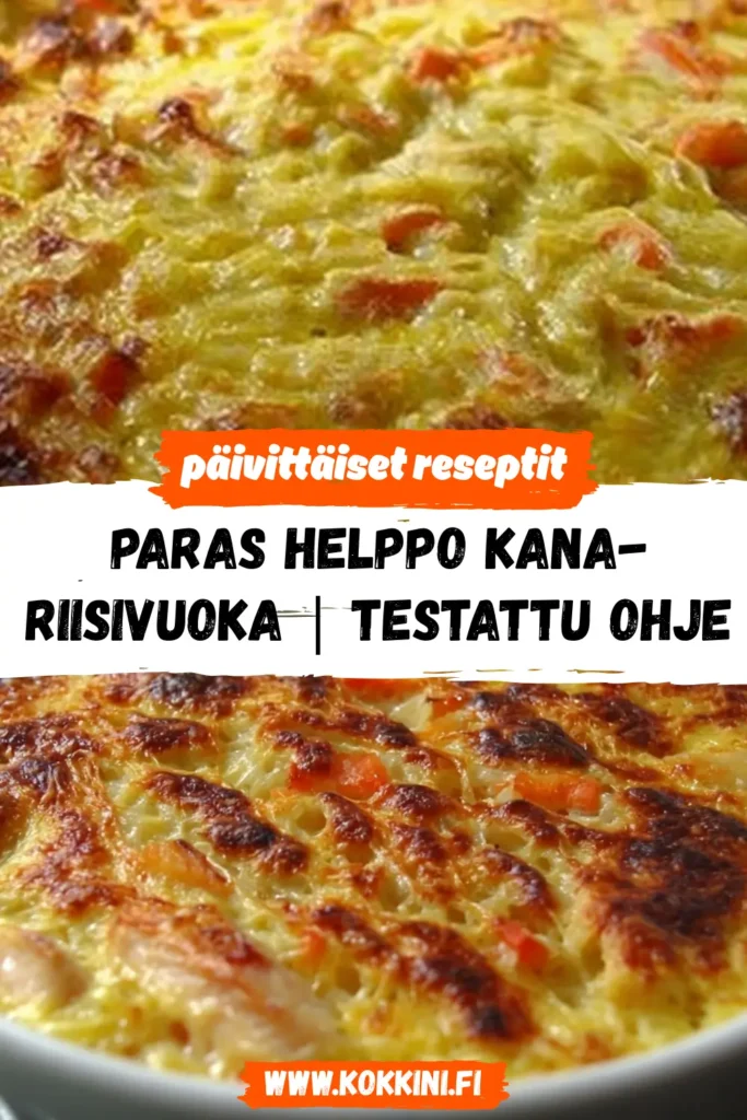 Paras helppo kana-riisivuoka | Testattu ohje