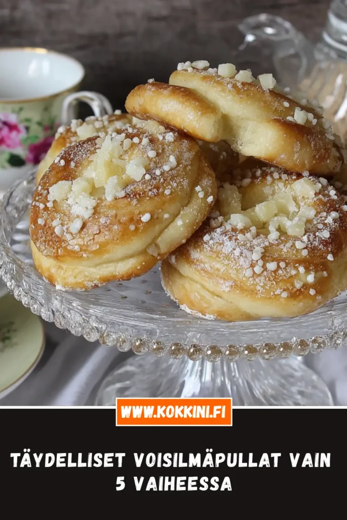 Täydelliset voisilmäpullat vain 5 vaiheessa