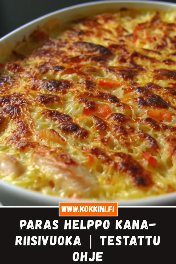 Paras helppo kana-riisivuoka | Testattu ohje