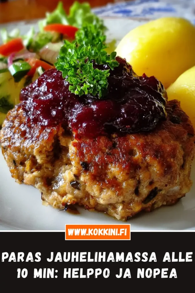 Paras jauhelihamassa alle 10 min: Helppo ja nopea