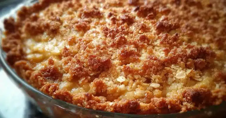 Vain 5 aineen kaurainen omenapiirakka – Nopea ohje