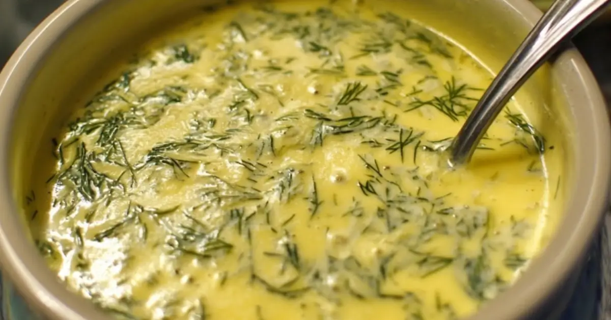 Klassinen tilli munavoikastike perunoille - Helppo ohje