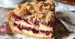 Mehevä puolukkapiirakka 3 vaiheessa (Testattu Resepti)