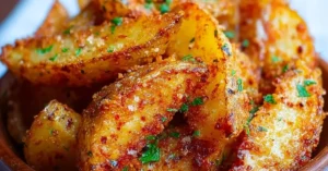 Rapeat lohkoperunat uunissa: Yksi niksi takaa rapsakkuuden