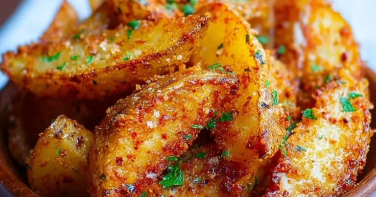 Rapeat lohkoperunat uunissa: Yksi niksi takaa rapsakkuuden