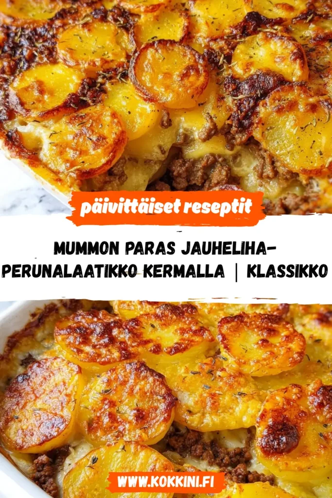 Mummon paras jauheliha-perunalaatikko kermalla | Klassikko