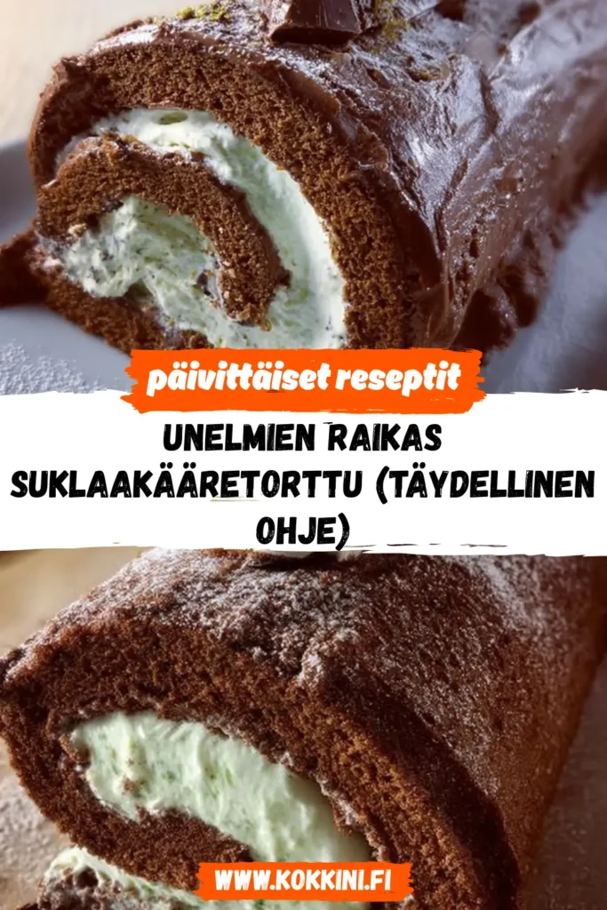 Unelmien raikas suklaakääretorttu (Täydellinen Ohje)