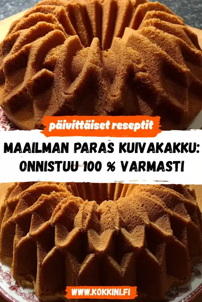 Ikisuosikki: Maailman paras kuivakakku (Mummolta)