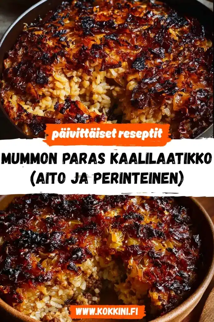 Mummon paras kaalilaatikko (Aito ja perinteinen)