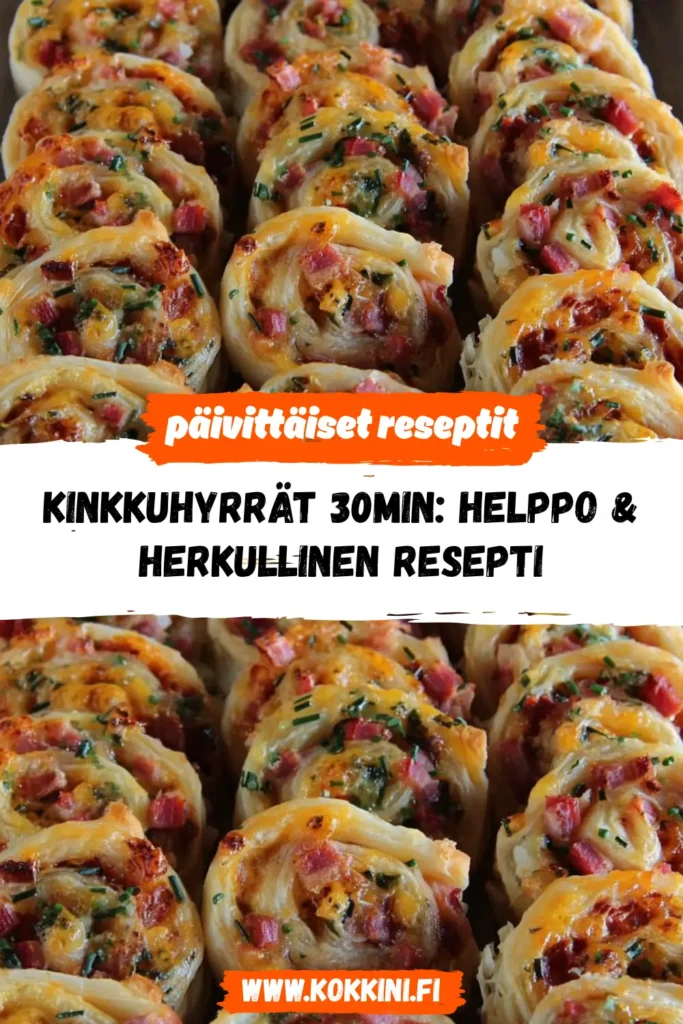 Kinkkuhyrrät 30 minuutissa – helppo & herkullinen resepti
