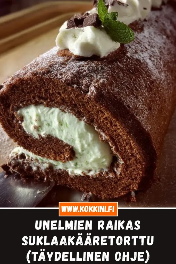Unelmien raikas suklaakääretorttu (Täydellinen Ohje)