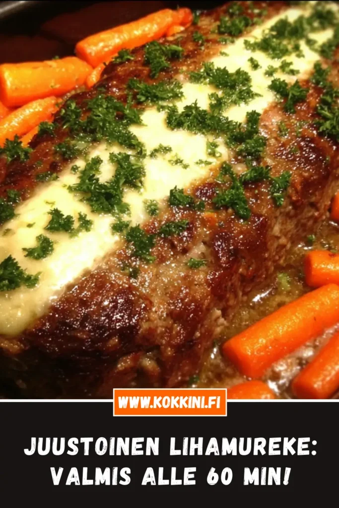 Juustoinen lihamureke: Valmis alle 60 min!