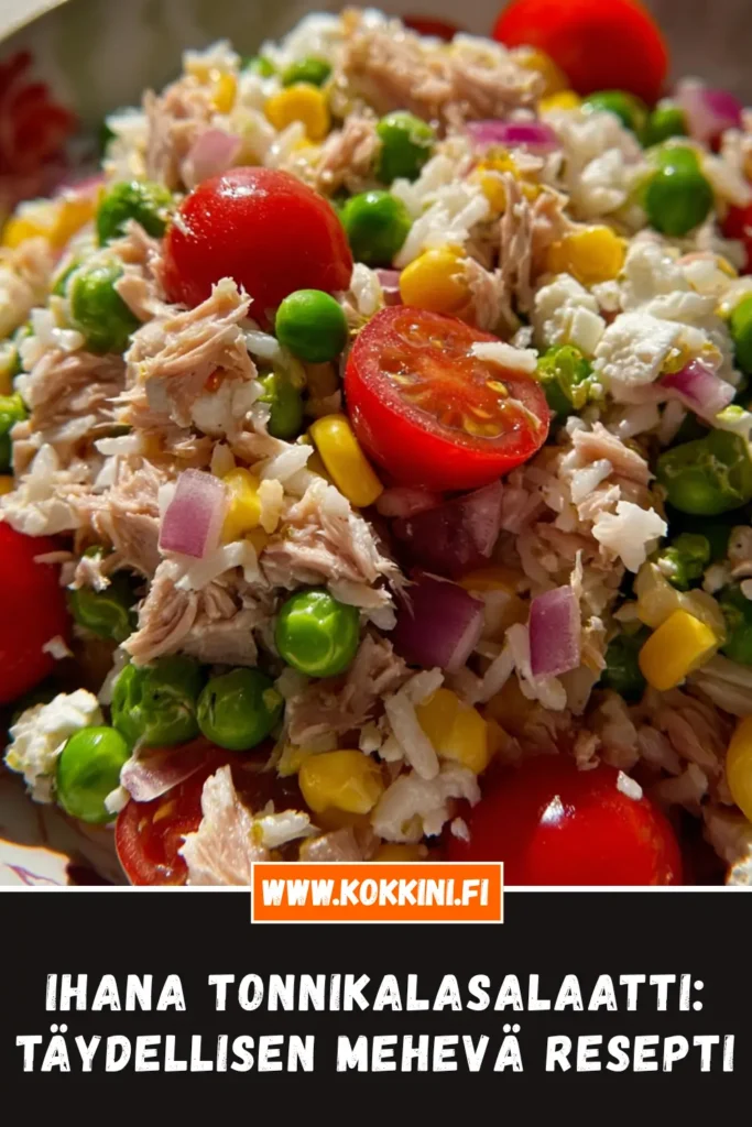 Ihana tonnikalasalaatti: Täydellisen mehevä resepti