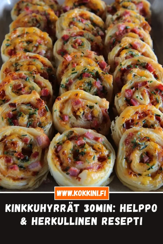 Kinkkuhyrrät 30 minuutissa – helppo & herkullinen resepti