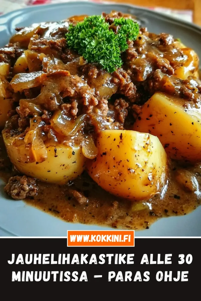 Jauhelihakastike alle 30 minuutissa – paras ohje