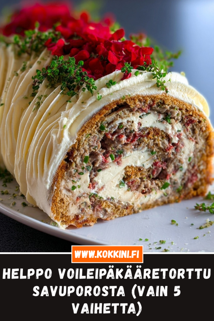 Voileipäkääretorttu savuporosta: 1 takuuvarma resepti