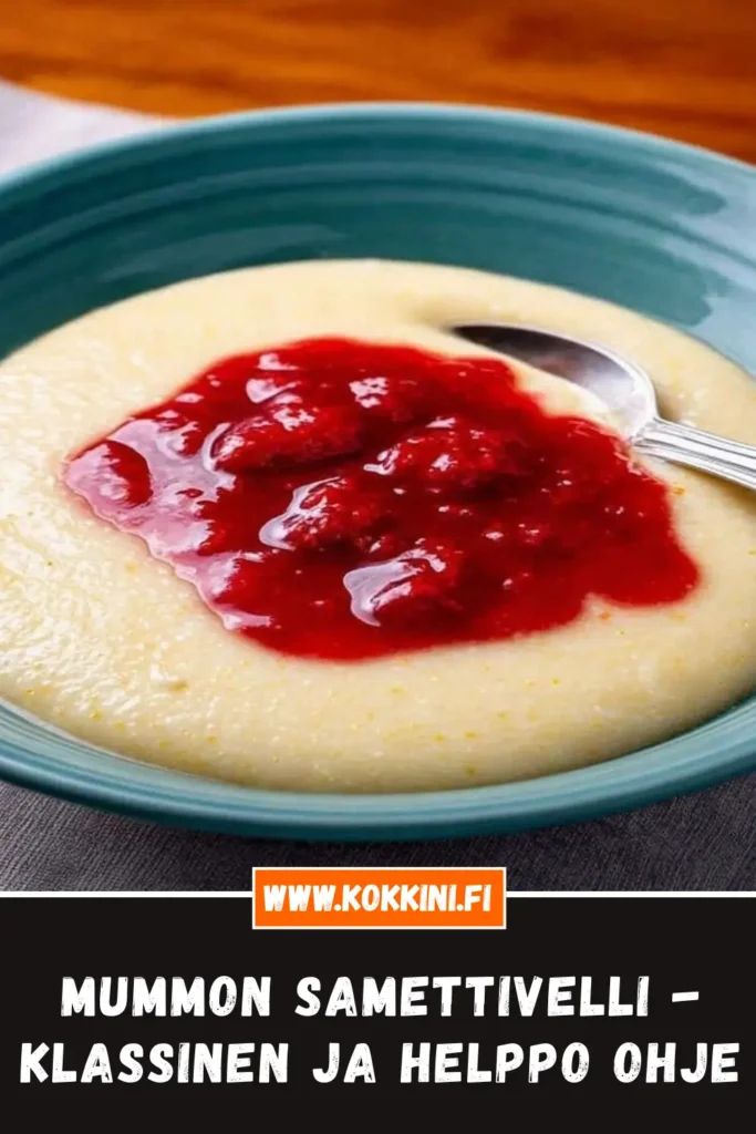 Mummon samettivelli – Klassinen ja helppo ohje