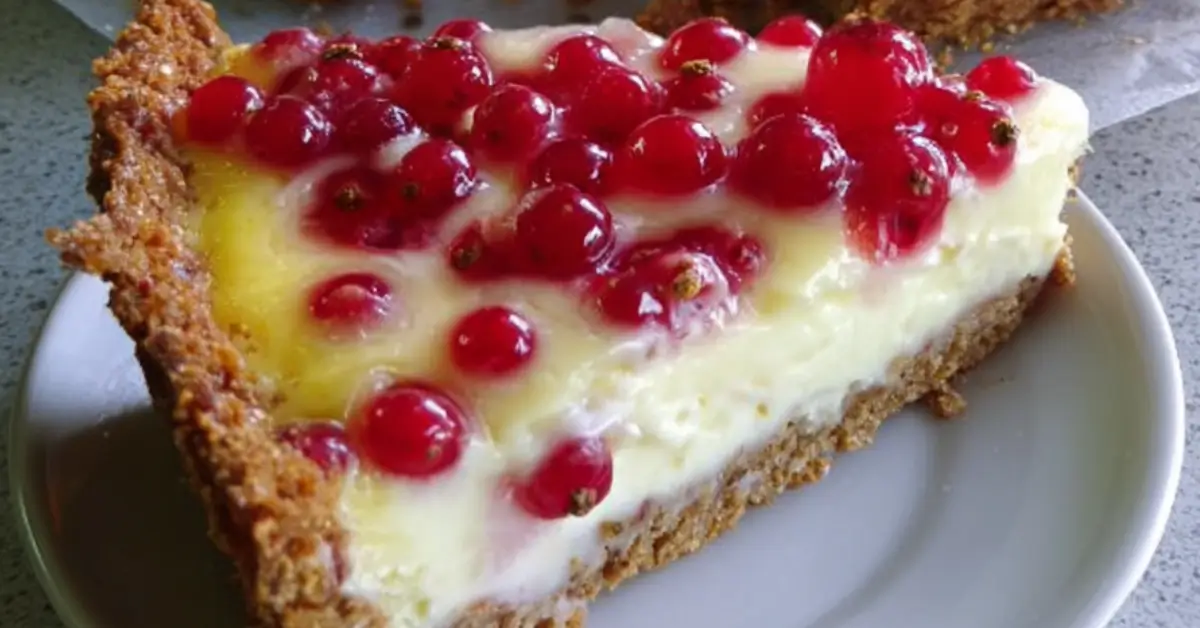 Paras rukiinen punaherukka-rahkapiirakka: 5 vaihetta