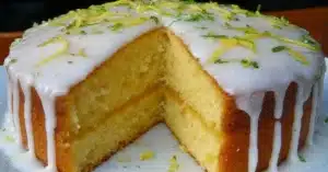 Sitruunakakku vain 5 ainesosasta – helpompaa ei ole!