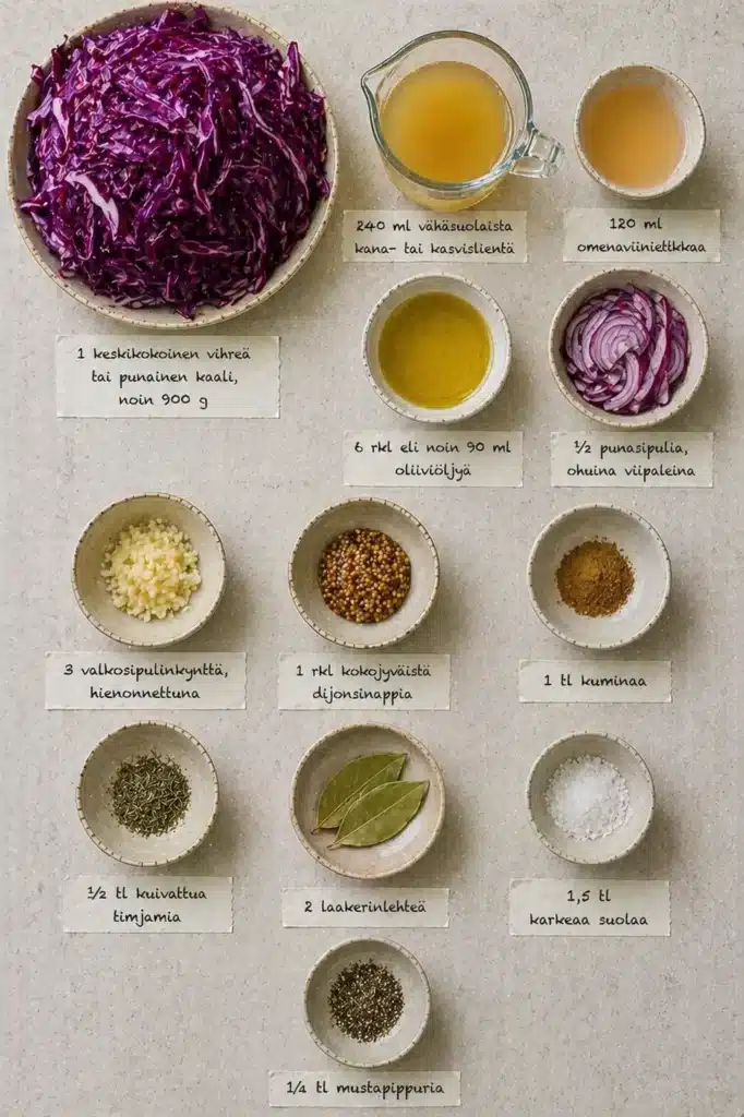 Sulava kaali: Vain 3 raaka-ainetta ja täydellinen maku