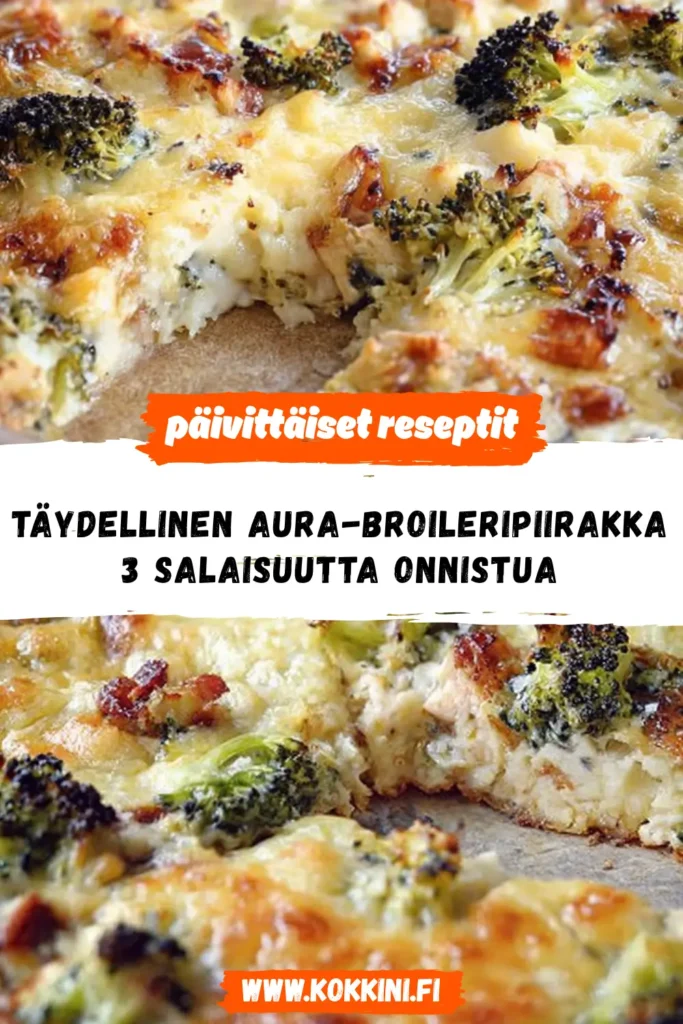 Täydellinen Aura-broileripiirakka: helppo ja herkullinen pellillinen