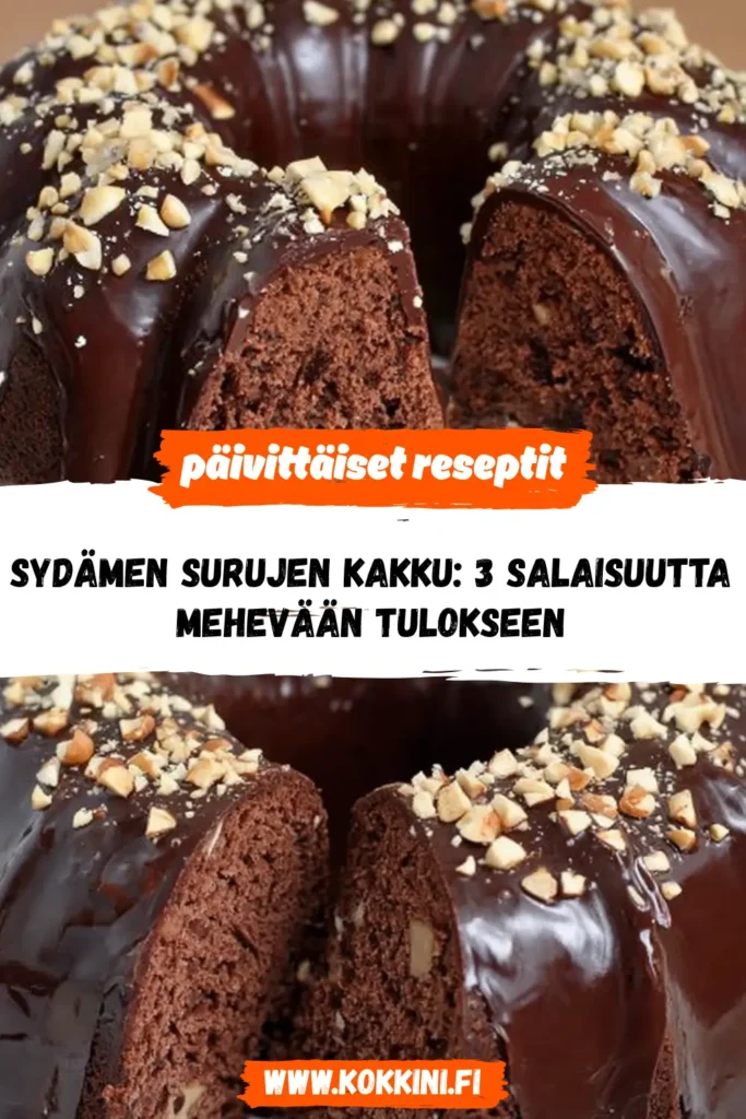 Sydämen surujen kakku: 3 salaisuutta mehevään tulokseen