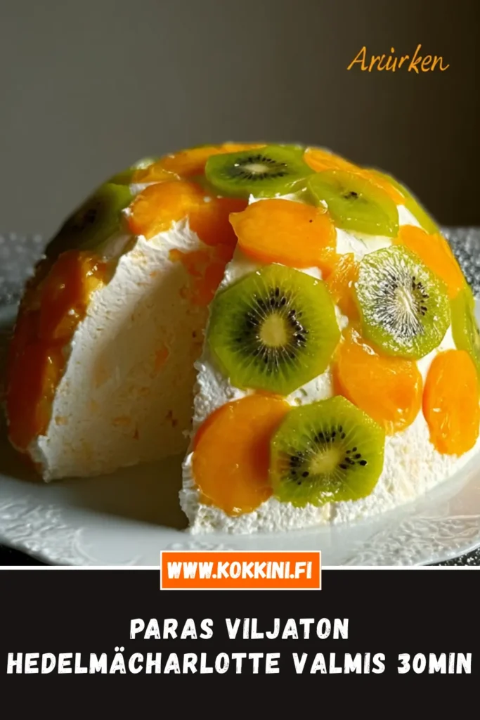 Paras viljaton hedelmächarlotte – valmis 30 min