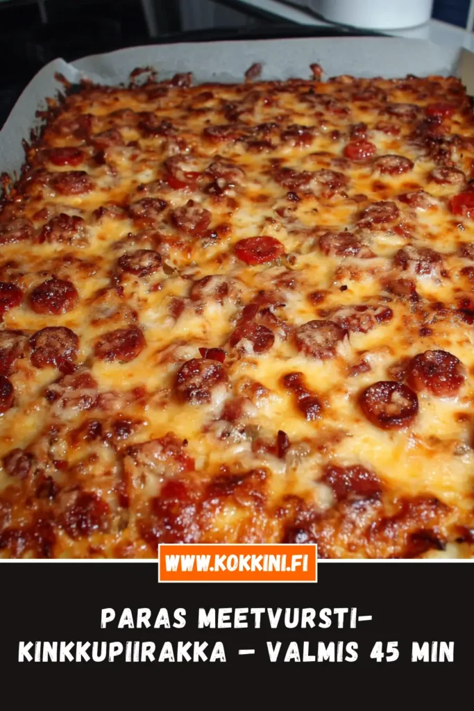 Paras meetvursti-kinkkupiirakka – valmis 45 min