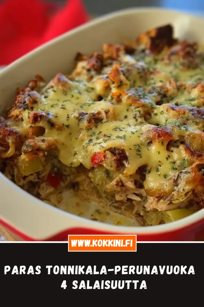 Paras tonnikala-perunavuoka – 4 salaisuutta