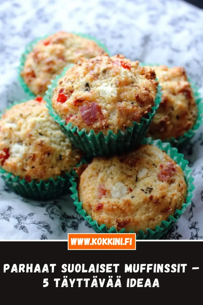 Parhaat suolaiset muffinssit – 5 täyttävää ideaa