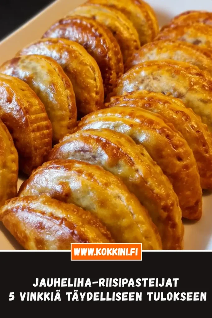 Jauheliha-riisipasteijat: 5 vinkkiä täydelliseen tulokseen