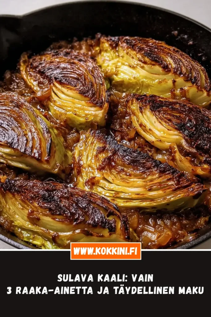 Sulava kaali: Vain 3 raaka-ainetta ja täydellinen maku
