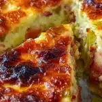 Pekoni-purjopiirakka 4 aineksella – mehevä ja nopea