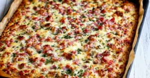 Kinkku-juustopiirakka 30 min: Helppo ja nopea suolainen