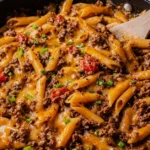 Kermainen juustohampurilaispasta - katso 3 vinkkiä makuun