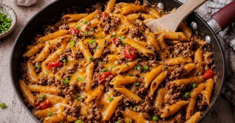 Kermainen juustohampurilaispasta - katso 3 vinkkiä makuun